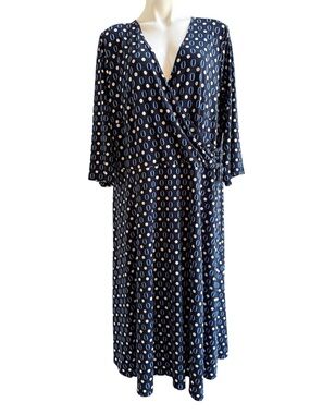 Elementz Midi Dress Navy 3X EUC